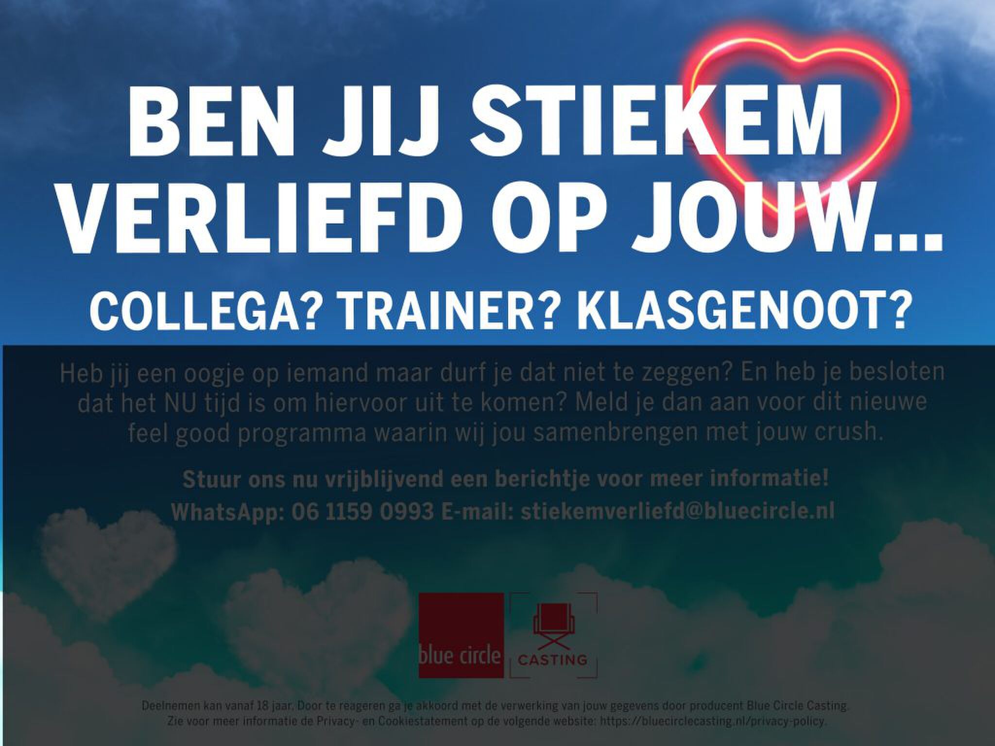 Programma Stiekem Verliefd zoekt kandidaten