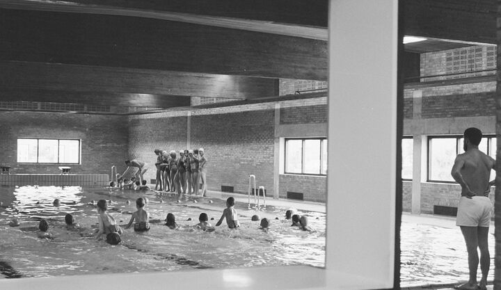 Zwemles vroeger
